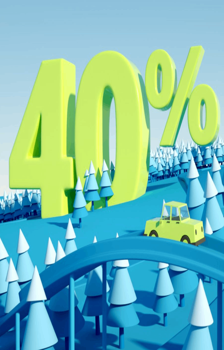40% mai puține accidente